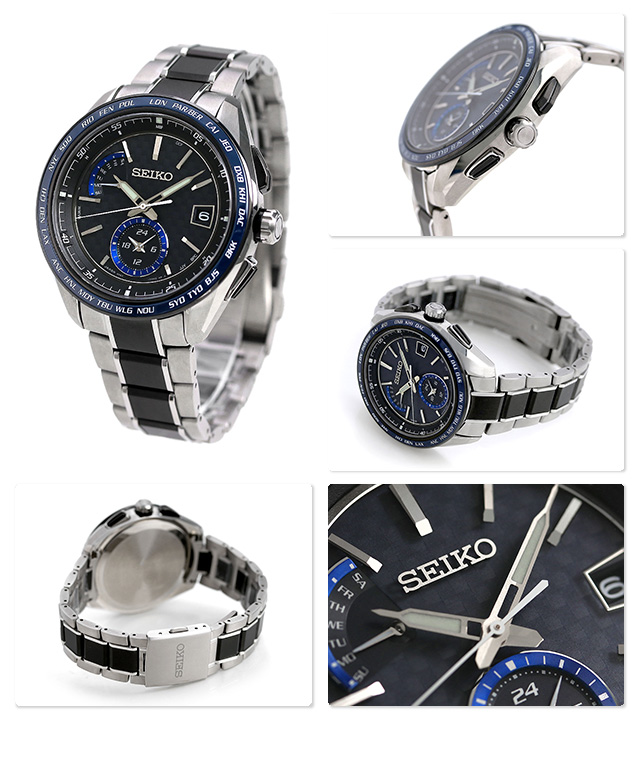 Seiko SAGA261 นาฬิกาผู้ชาย Seiko รุ่น SAGA261, Brightz Radio Sync Solar Men's Watch