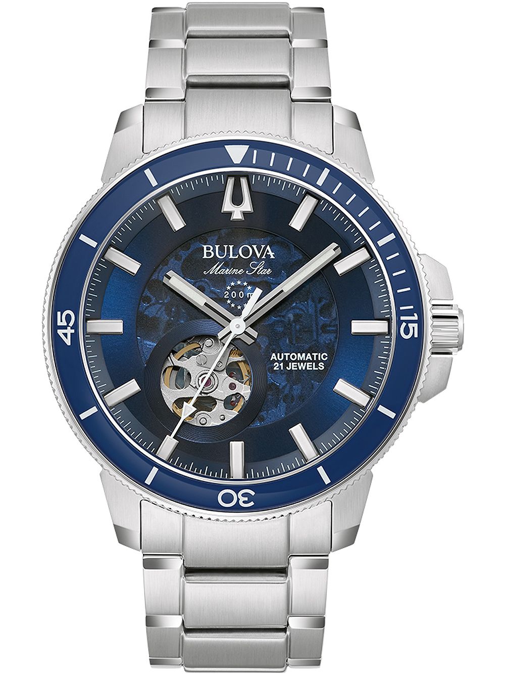 Bulova 96A289 นาฬิาผู้ชาย Marine Star Automatic Men's Watch
