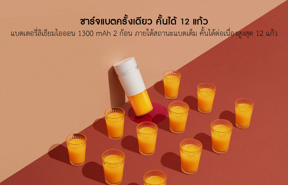 Xiaomi Portable Juicer Cup - ถ้วยคั้นน้ำผลไม้แบบพกพาเสี่ยวหมี่