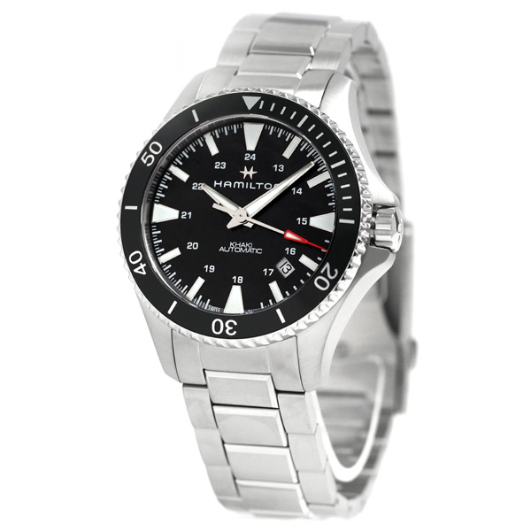 Hamilton H82335131 นาฬิกาผู้ชาย Khaki Navy Automatic Men's Watch
