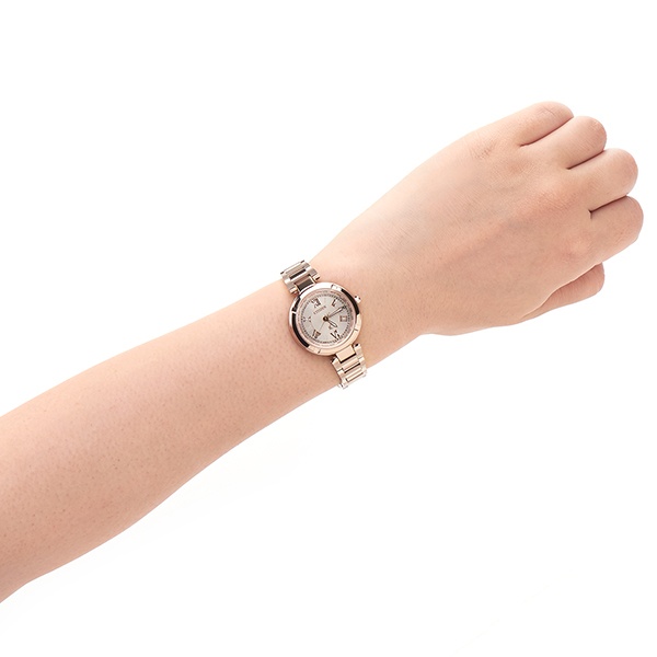 Citizen EC1115-59W นาฬิกาผู้หญิง Eco-Drive xC Radio World Time Super Titanium Made in Japan Women's Watch