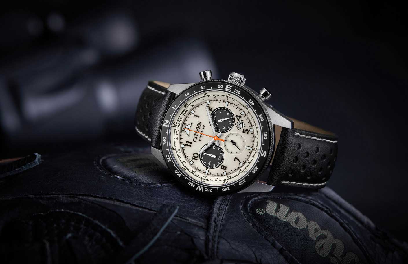 Citizen CA4559-13A นาฬิกาผู้ชาย Eco-Drive Chronograph Men's Watch