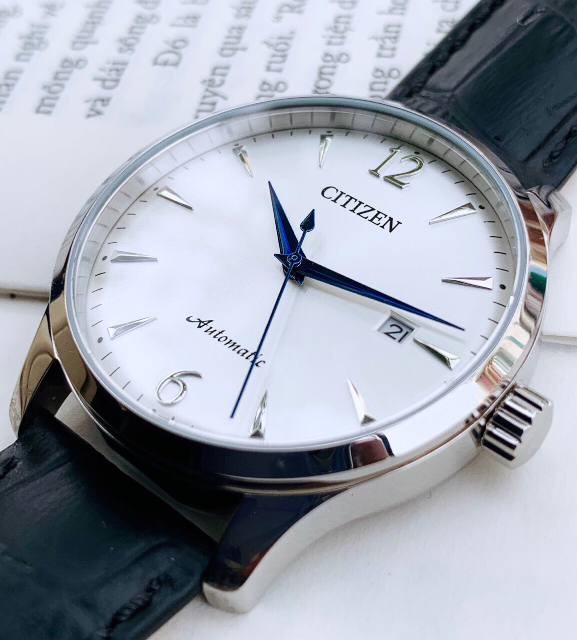 Citizen NJ0110-18A นาฬิกาผู้ชาย Mechanical Automatic Men's Watch
