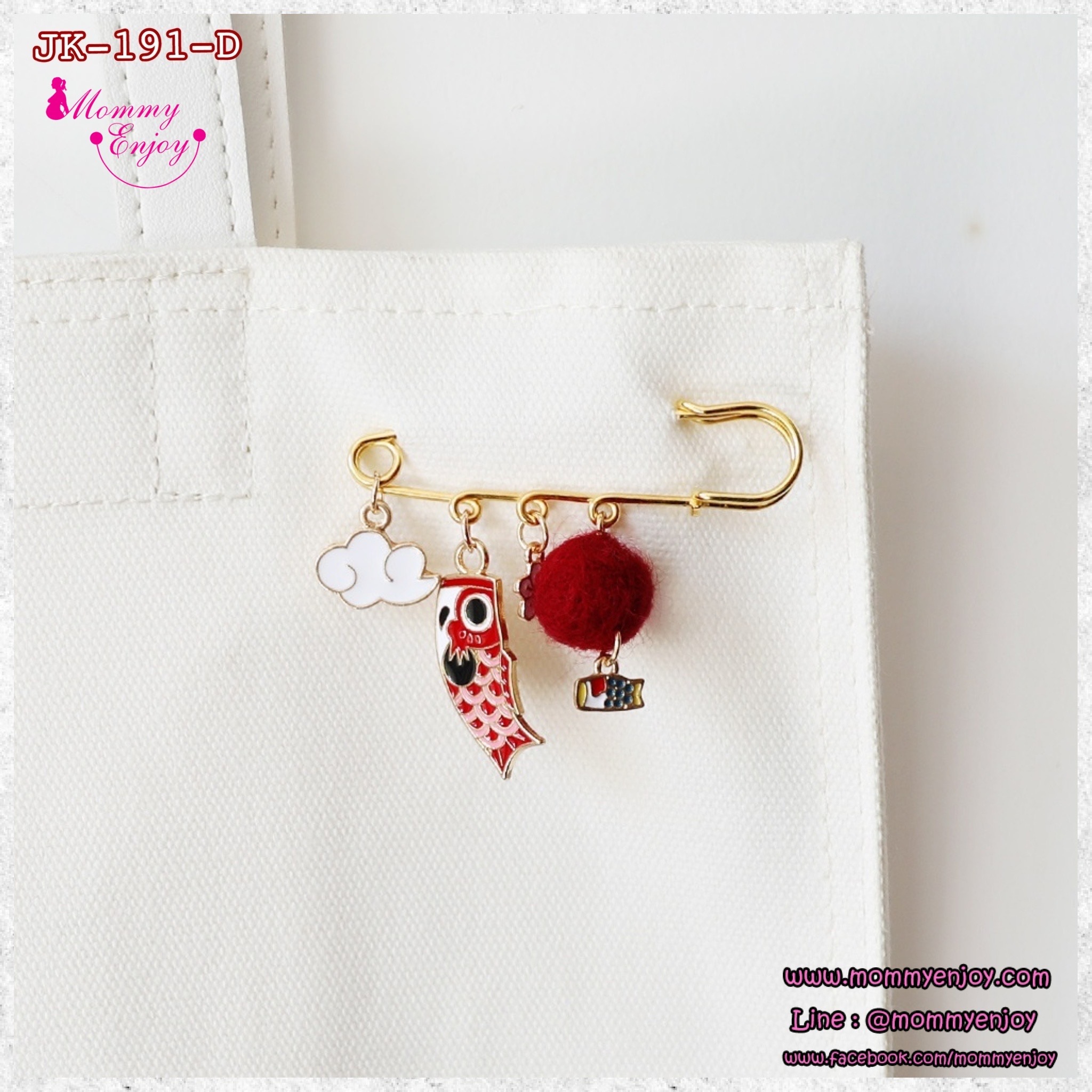 เข็มกลัดติดชุด สวย หรู ดูดี มีให้เลือกหลายสิบแบบ น่ารัก กันสารพัดเลยจร้าา Set Japan