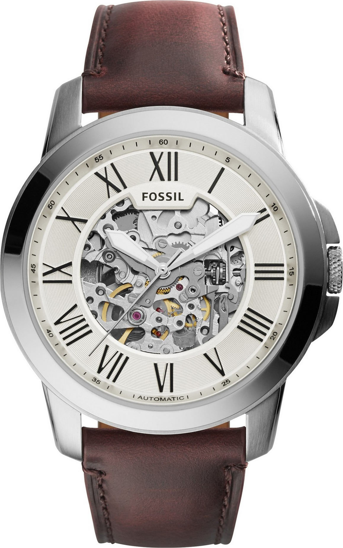 Fossil ME3099 นาฬิกาผู้ชาย Fossil รุ่น ME3099, Grant Automatic Skeleton Men's Watch