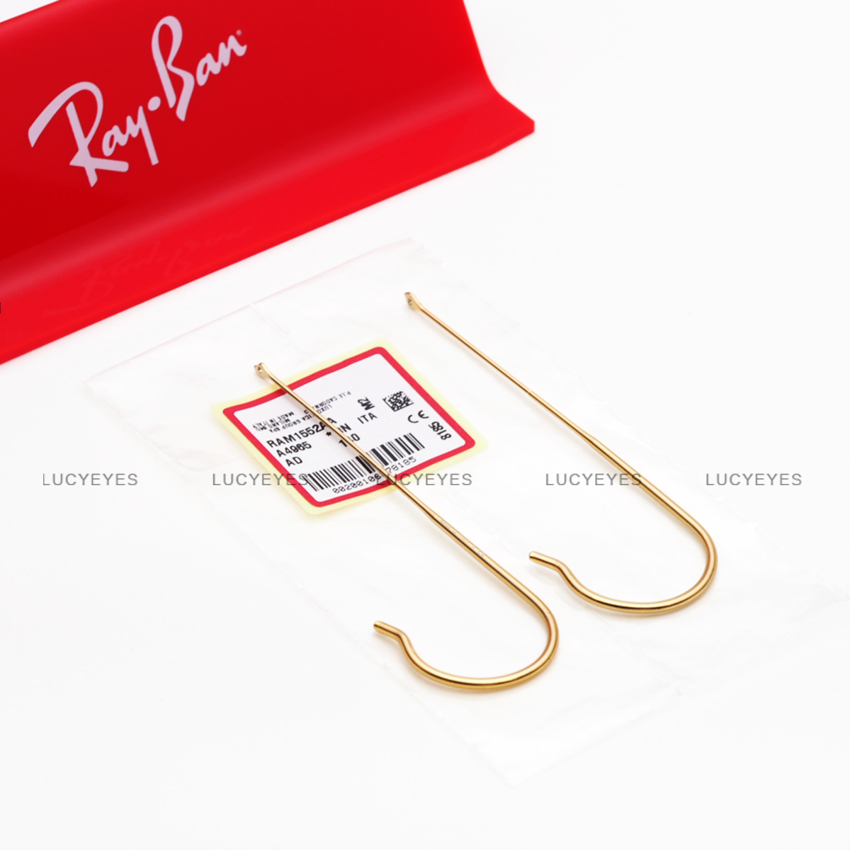 ขาแว่นแบบเกี่ยวหู RAYBAN แท้ 100% RB3025 AVIATOR, OUTDOORSMAN, SHOOTER สี GOLD (ทอง)
