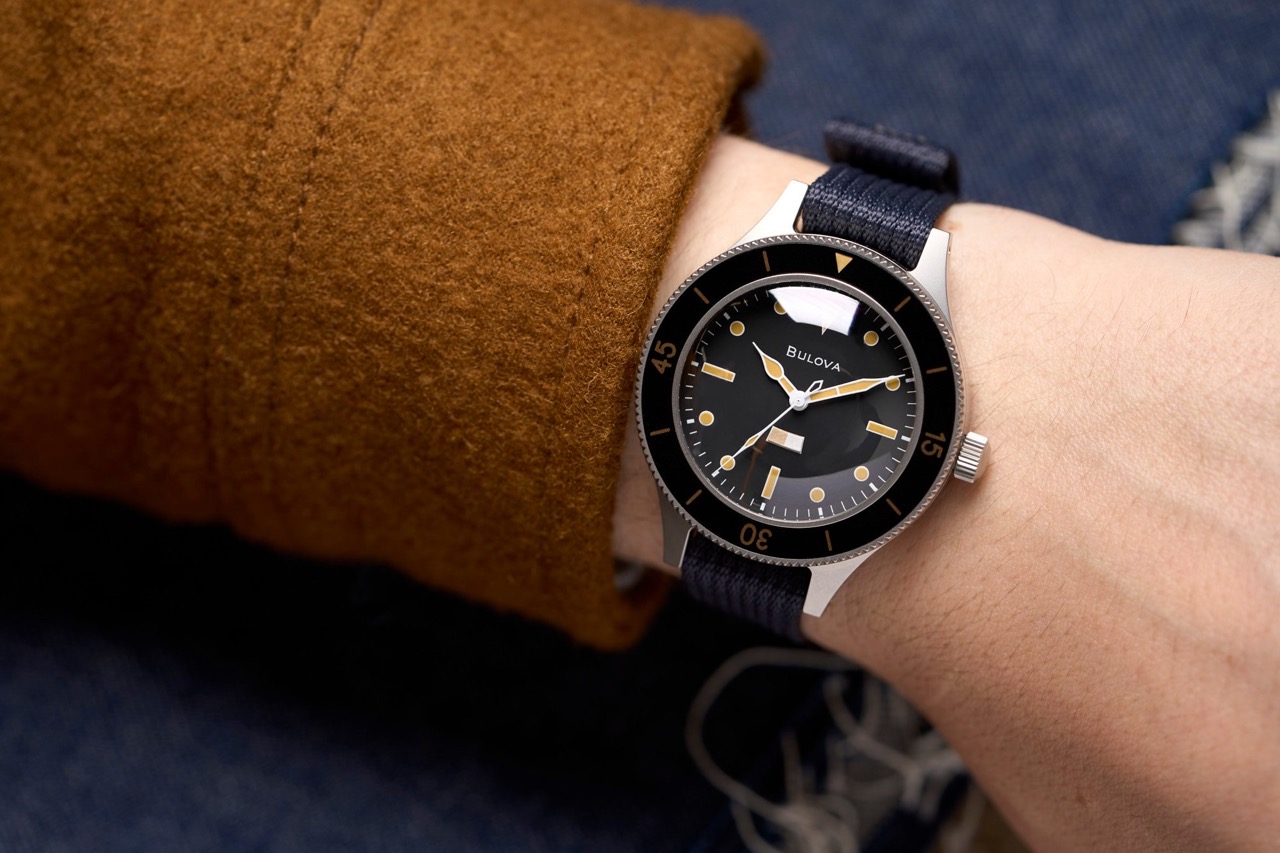 Bulova 98A266 นาฬิาผู้ชาย Archive Series Mil Ships W2181 Automatic Men's Watch