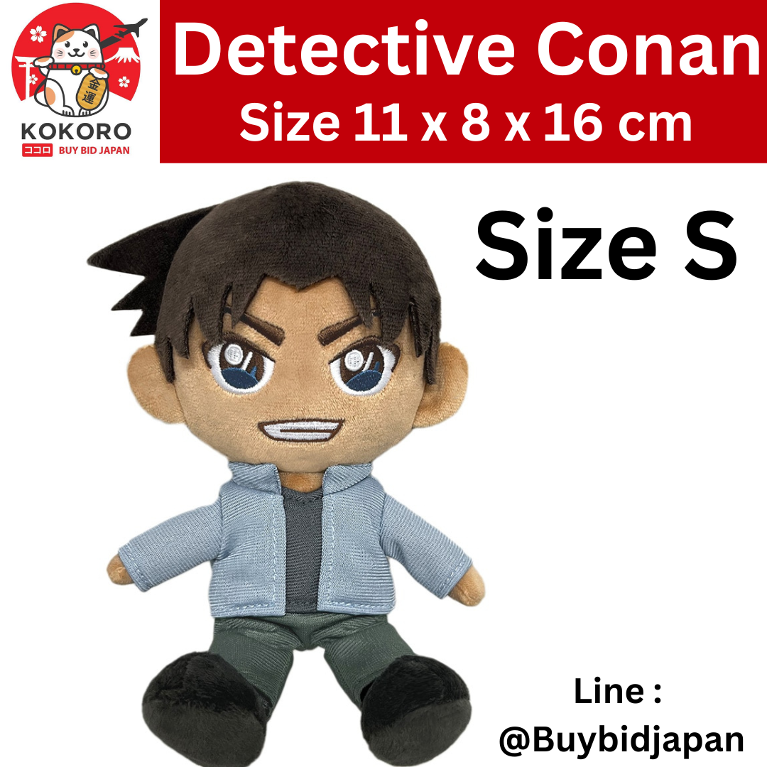 [PRE-ORDER] ตุ๊กตา ฮัตโตริ เฮย์จิ โคนัน เดอะมูฟวี่ Size S 16 cm จากโรงหนังญี่ปุ่น Heiji Hattori Detective Conan: The Million-dollar Pentagram TVアニメ「名探偵コナン」 FCN03 ふわふわフレンズ 服部平次（S）