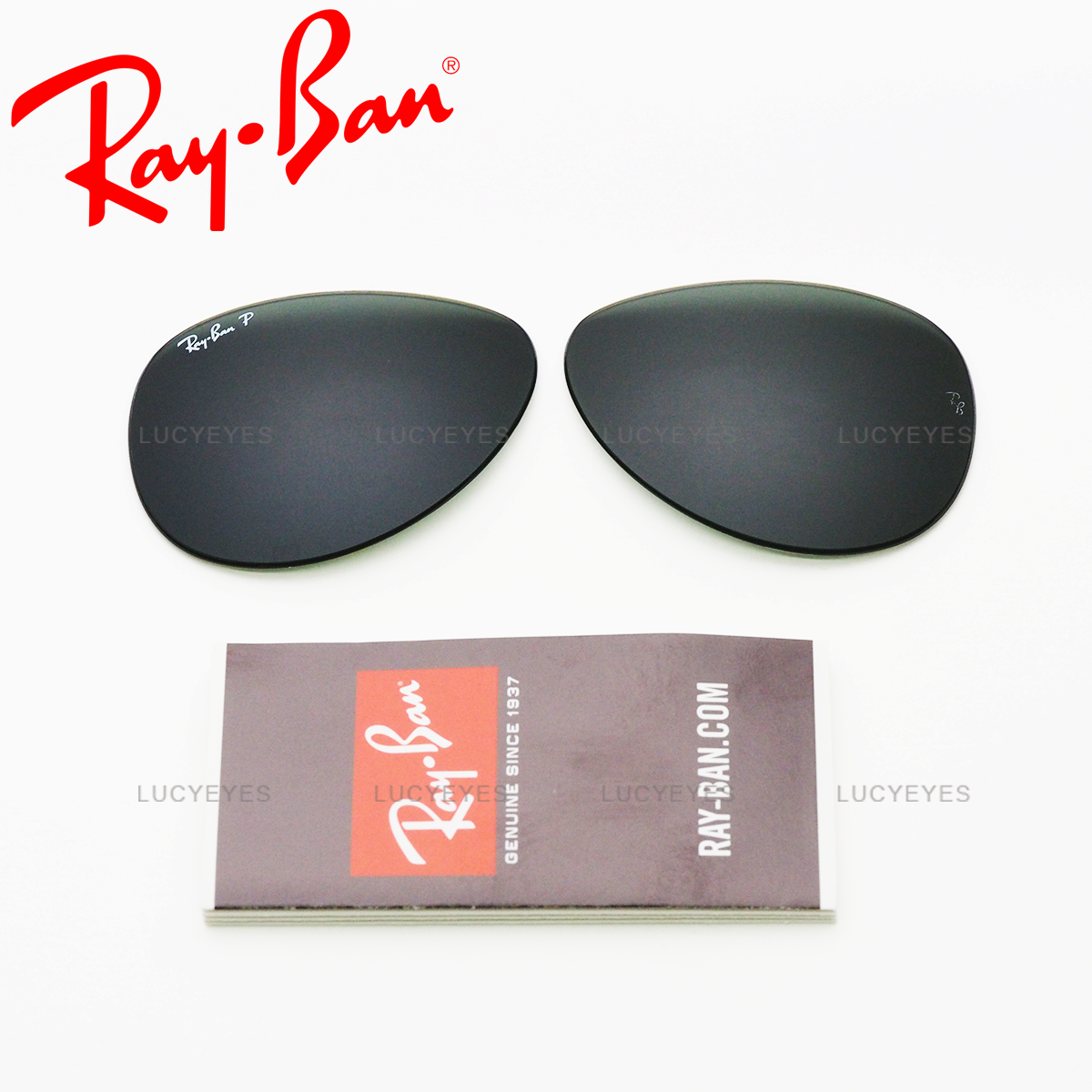 เลนส์ RAYBAN แท้ 100% RB8313 004/N5, CARBON FIBRE, เลนส์สีเขียว Polarized