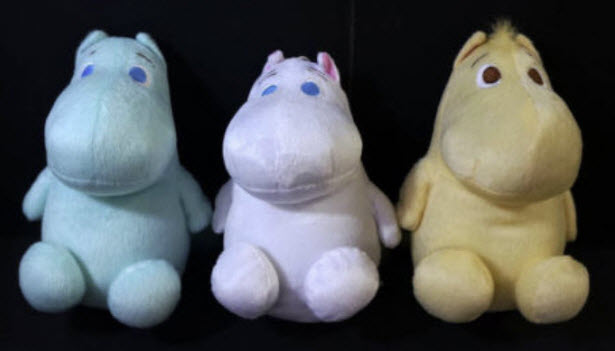 Moomin ชุด 3 ตัว 3 สี ขนาด 9 นิ้ว