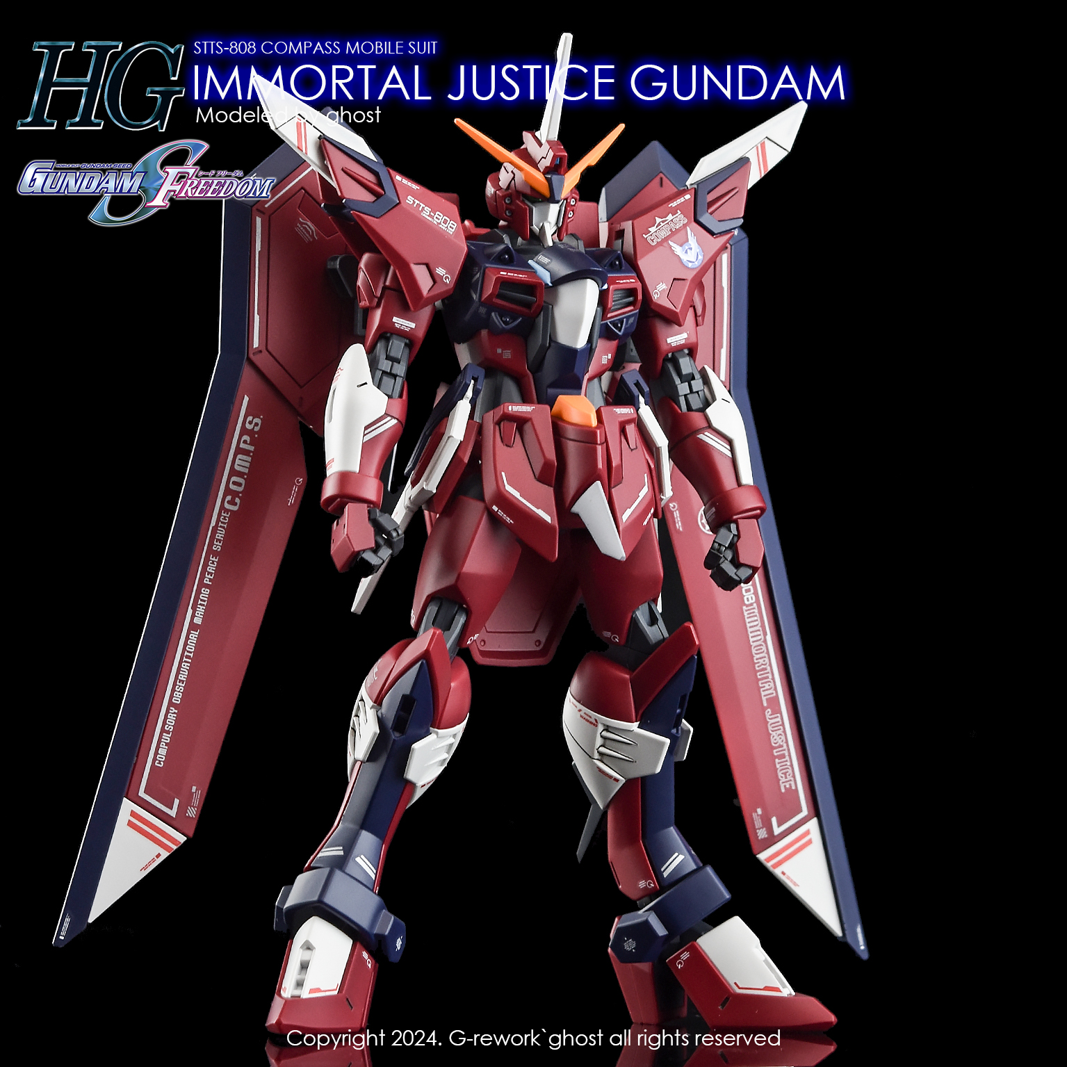 G-REWORK CUSTOM DECAL HG IMMORTAL JUSTICE GUNDAM
