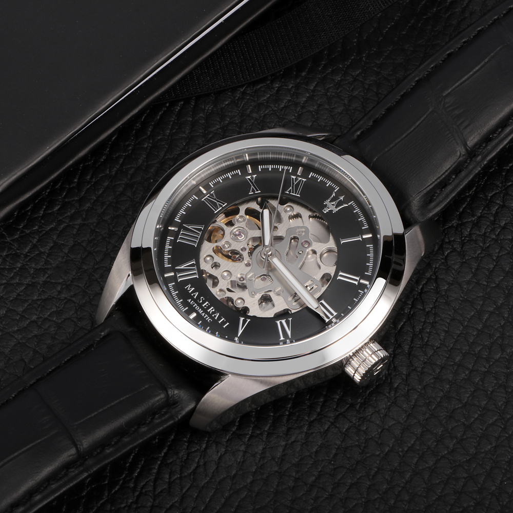 Maserati R8821112004 นาฬิกาผู้ชาย Traguardo Automatic Men's Watch