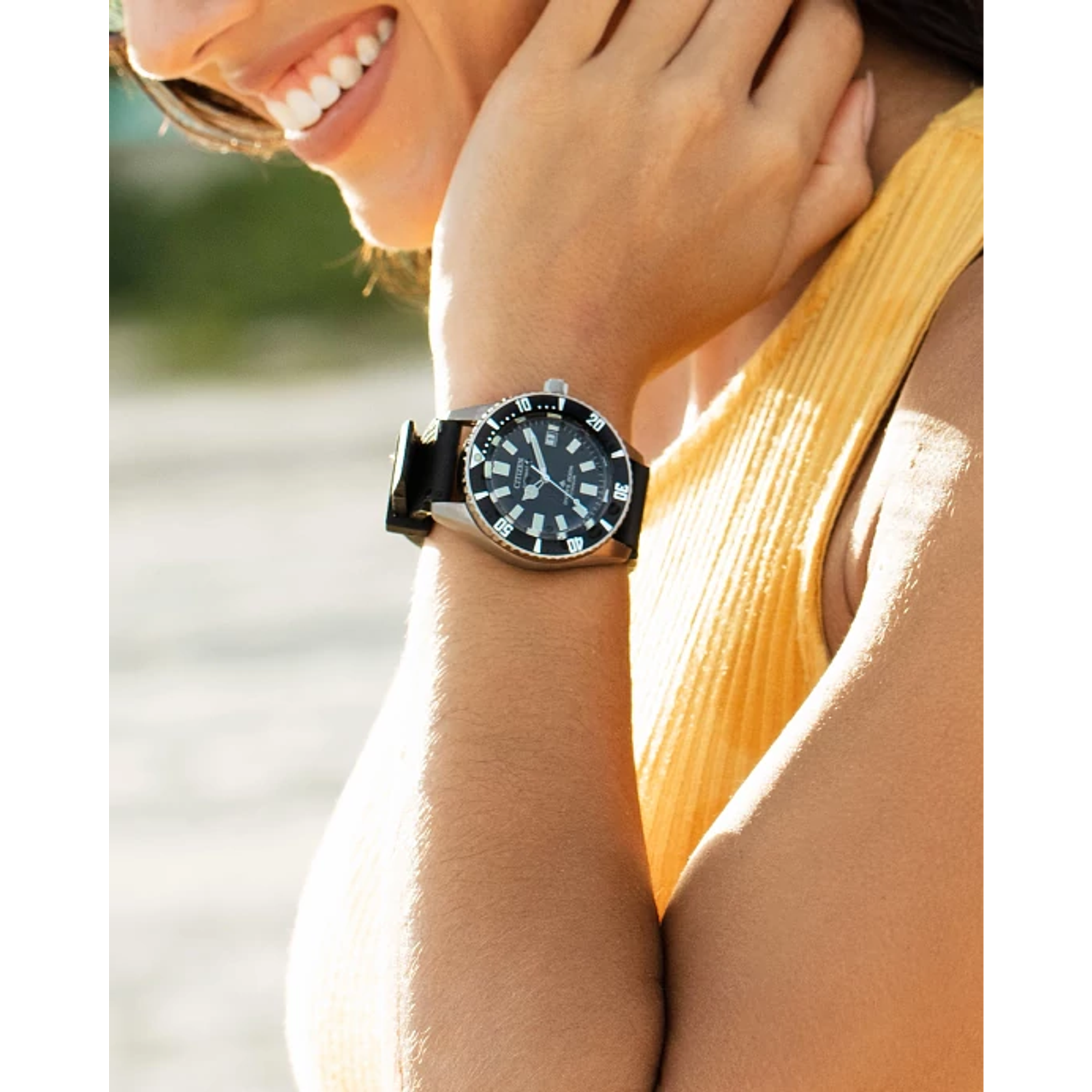 Citizen NB6021-17E นาฬิกาผู้ชาย Promaster Fujitsubo Automatic Super Titanium™ Men's Watch