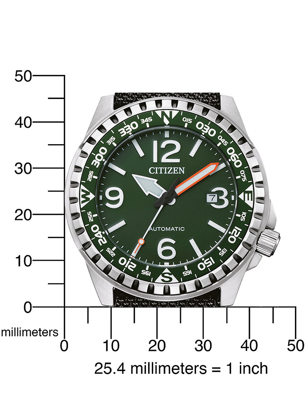 Citizen NJ2198-16X นาฬิกาผู้ชาย Mechanical Automatic 46mm Men's Watch