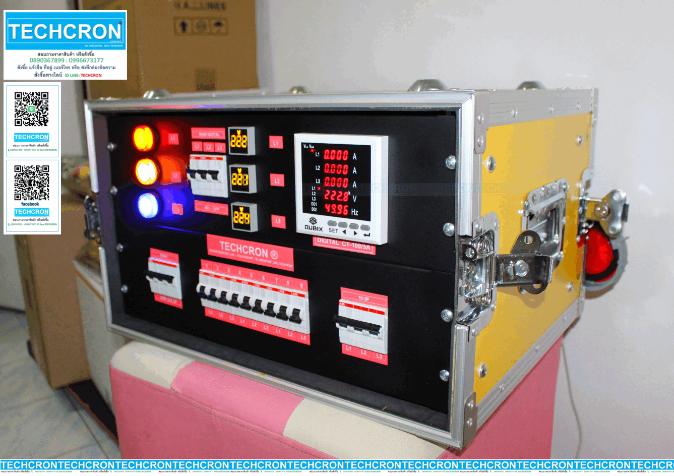 TECHCRON 63A (ตู้โหลด ตู้แร็คสี)