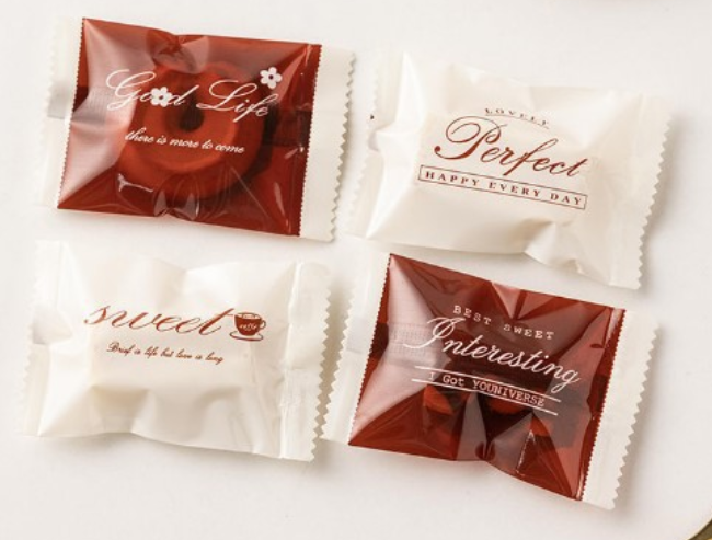 ถุงซีล ใส่ขนม คุกกี้ ลูกอม ขนาด 7x9.5-10 ซม. จำนวน 97-100 ใบ/แพ็ค ชุดที่ 5/5