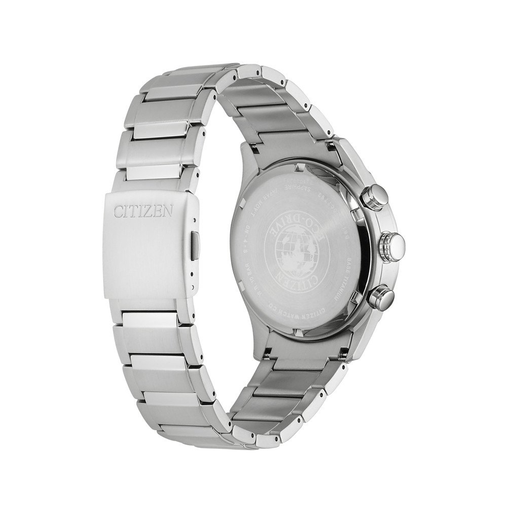 Citizen CA0650-82L นาฬิกาผู้ชาย Eco-Drive Super Titanium Chronograph Men's Watch
