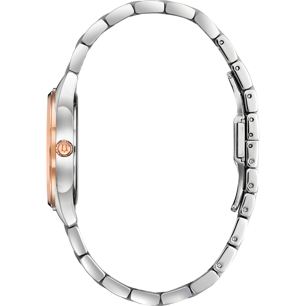 Bulova 98P183 นาฬิาผู้หญิง 8 Diamonds Quartz Women's Watch