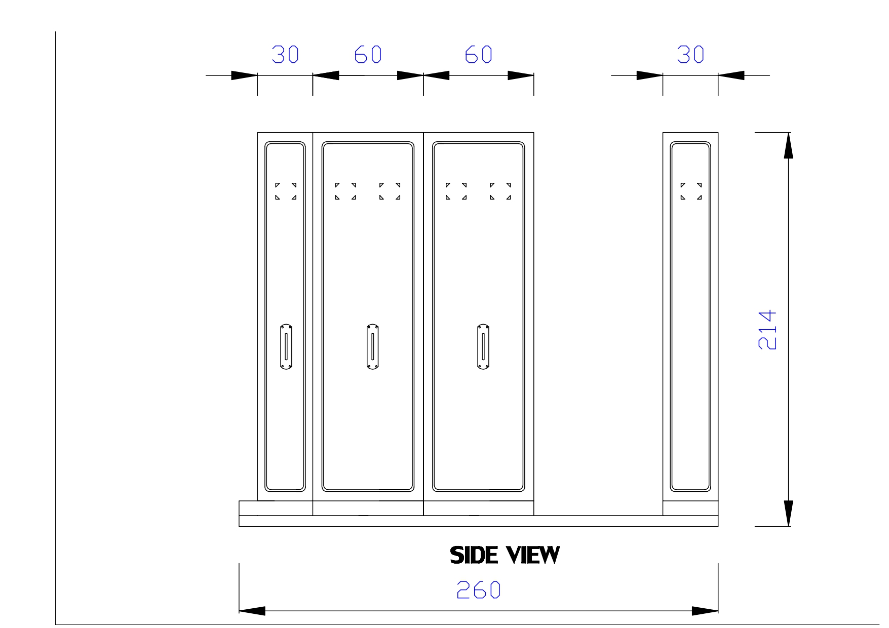 SAVE ตูัรางเลื่อนระบบมือผลัก ชุด 6 หน้า