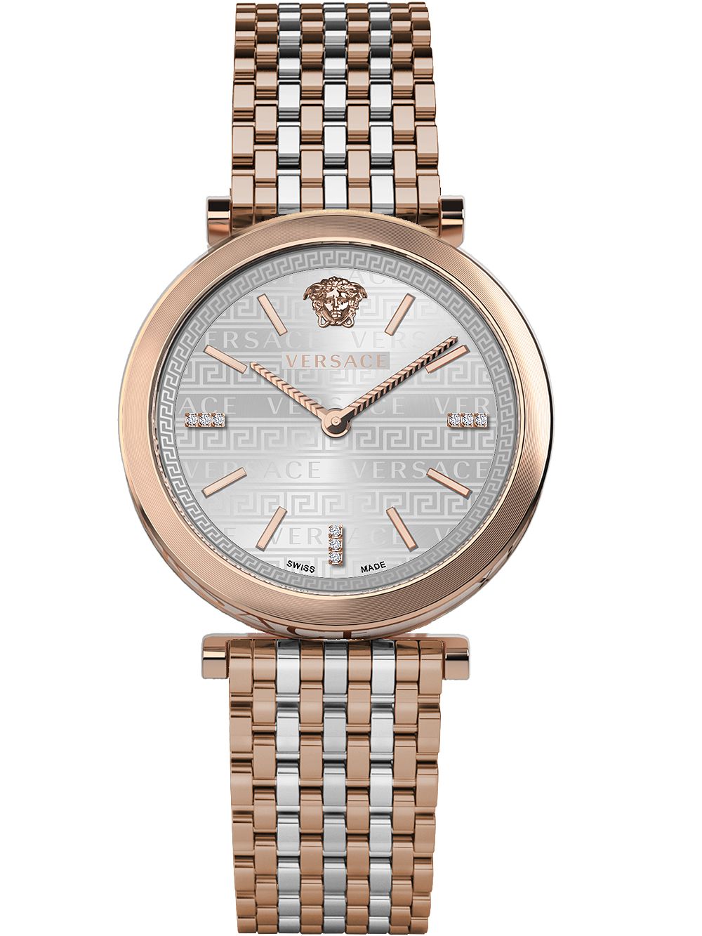 Versace VELS01019 นาฬิกาผู้หญิง V-Twist Quartz Women's Watch
