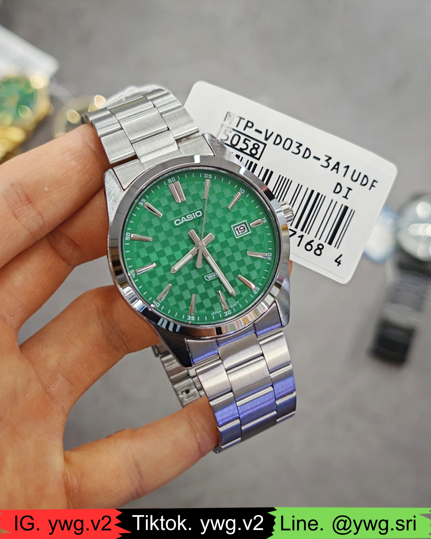 CASIO รุ่น MTP-VD03D-3A1
