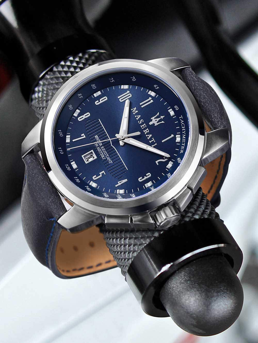 Maserati R8851121003 นาฬิกาผู้ชาย Maserati รุ่น R8851121003, Successo Tachymeter Quartz Men's Watch