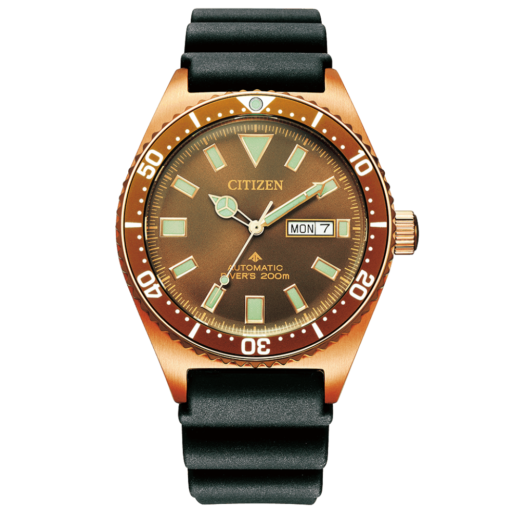 Citizen NY0125-08W นาฬิกาผู้ชาย Promaster Marine Mechanical Automatic Diver 200 Men's Watch