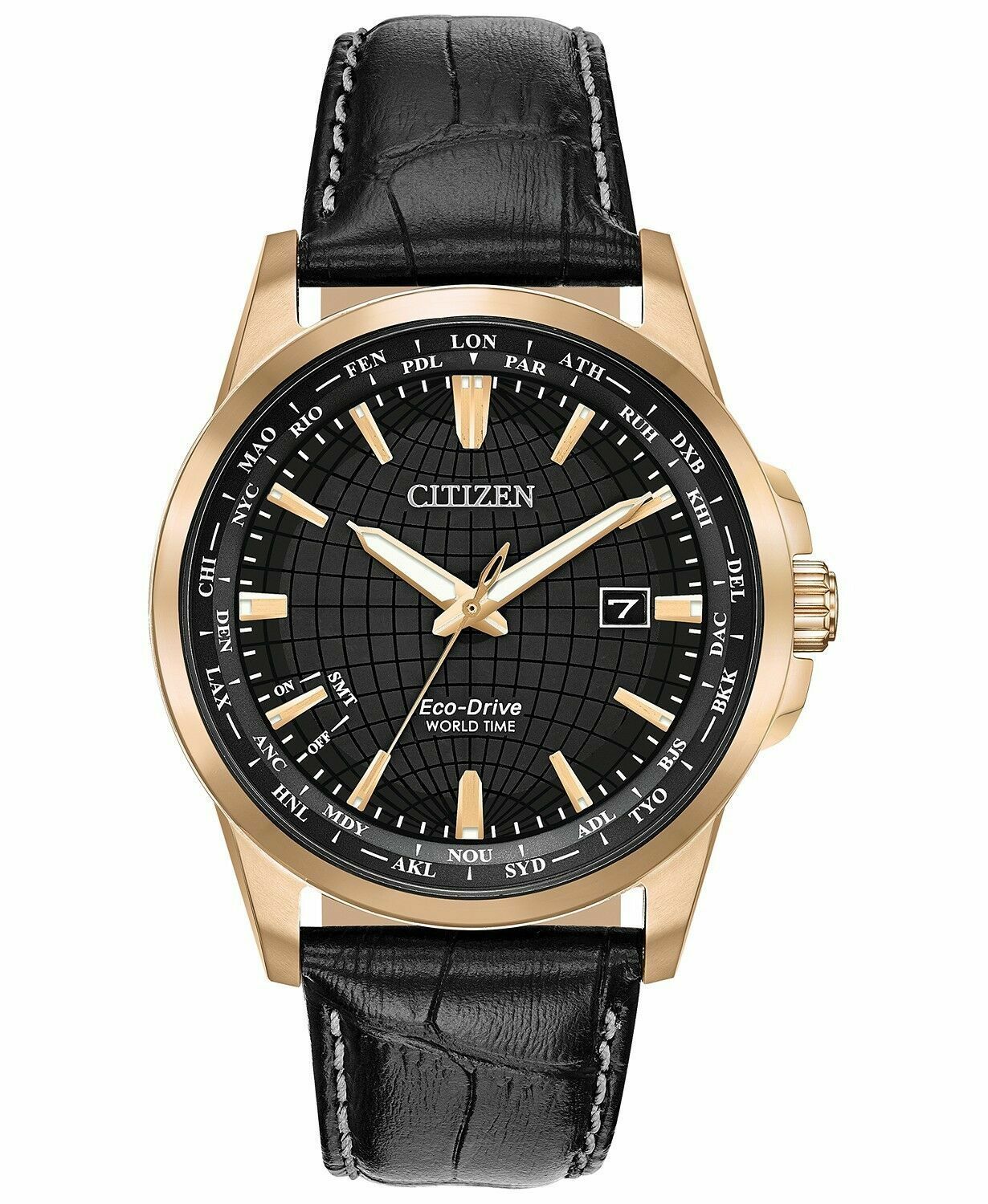 Citizen BX1003-08E นาฬิกาผู้ชาย Eco-Drive World Time Men's Watch