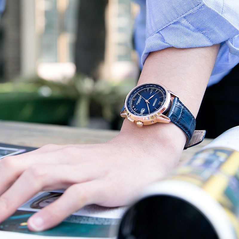 Citizen CB0152-24L นาฬิกาผู้ชาย Eco-Drive Radio Controlled Perpetual Men's Watch