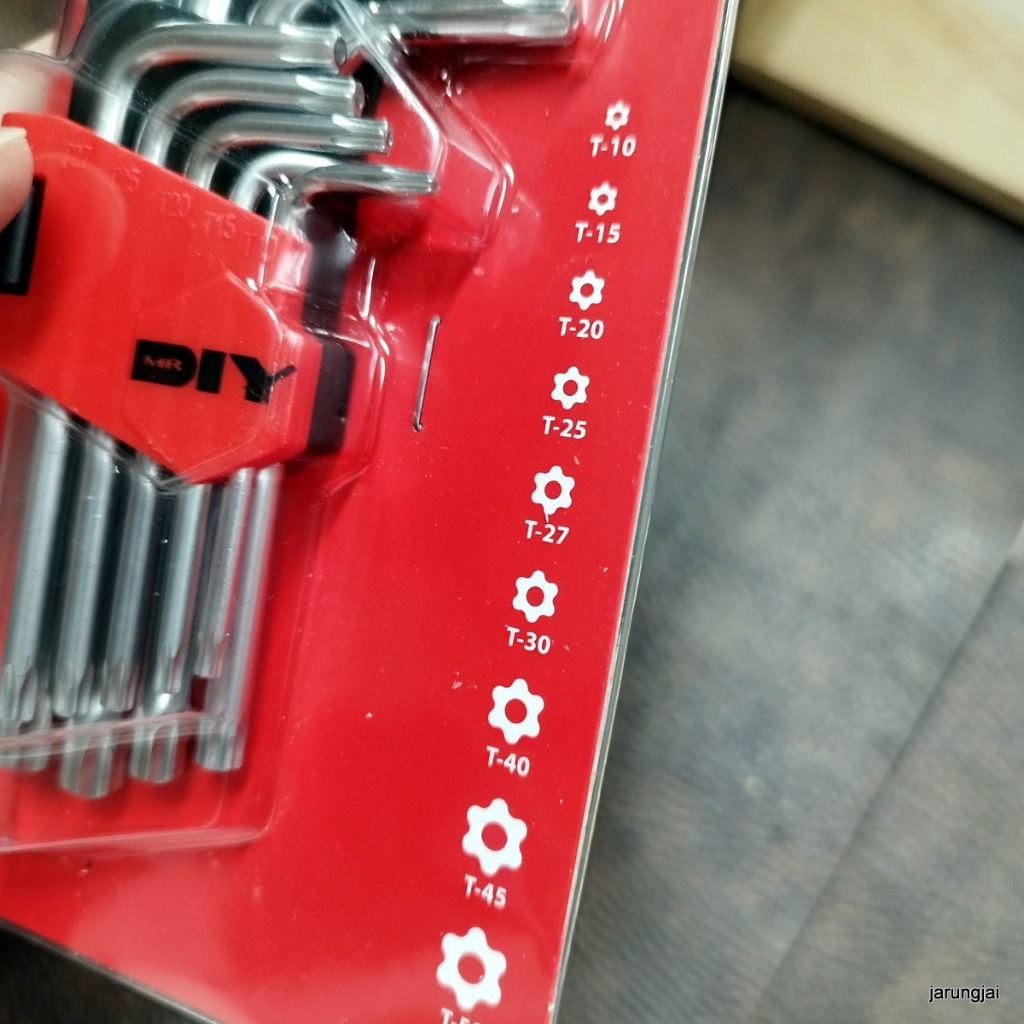 ประแจ 6 แฉก mr.diy tory key set cr-v 9x m0173th