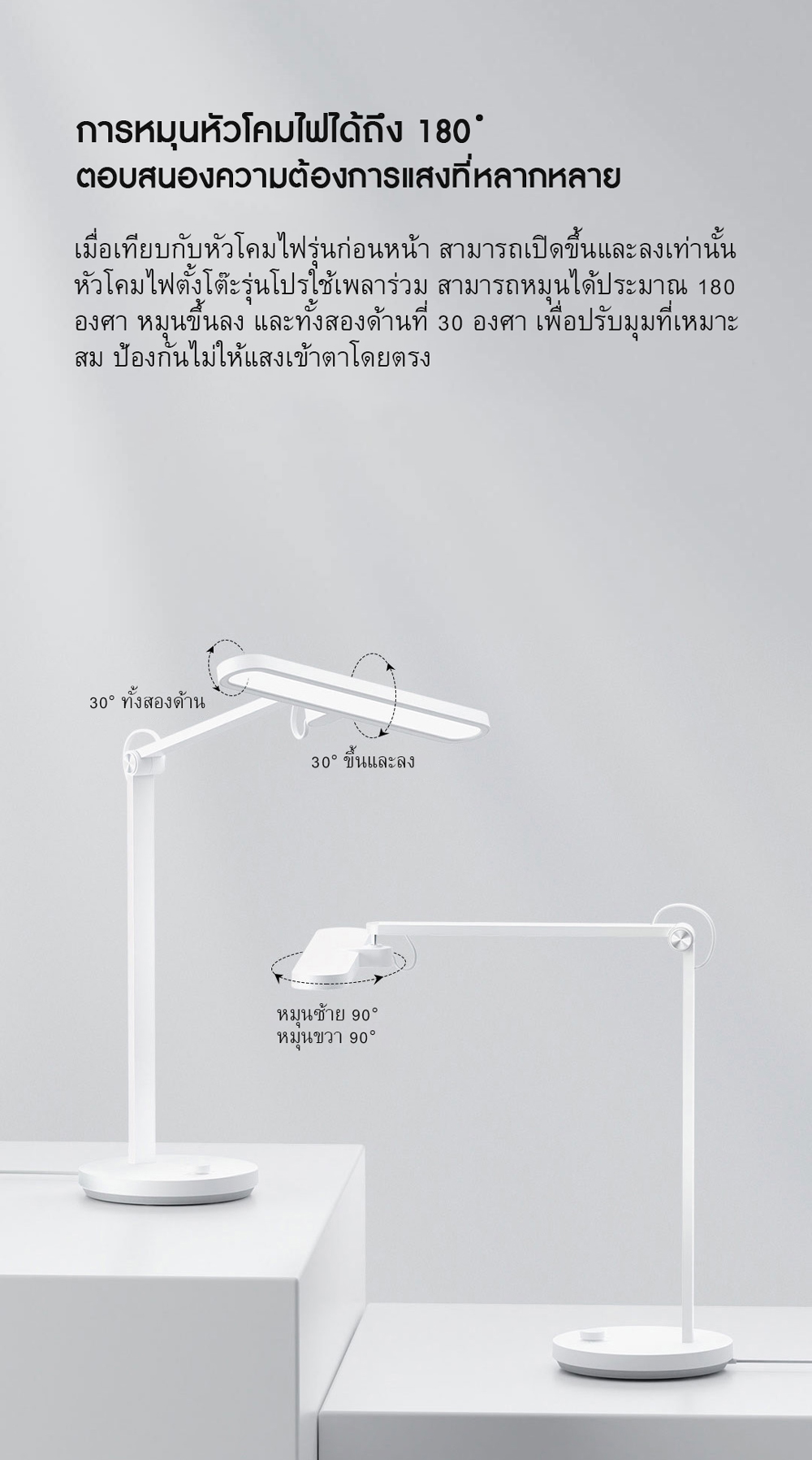 Xiaomi Desk Lamp Pro Read and Write Version - โคมไฟตั้งโต๊ะเสี่ยวหมี่รุ่นโปร (เวอร์ชั่นอ่าน/เขียน) (CN)