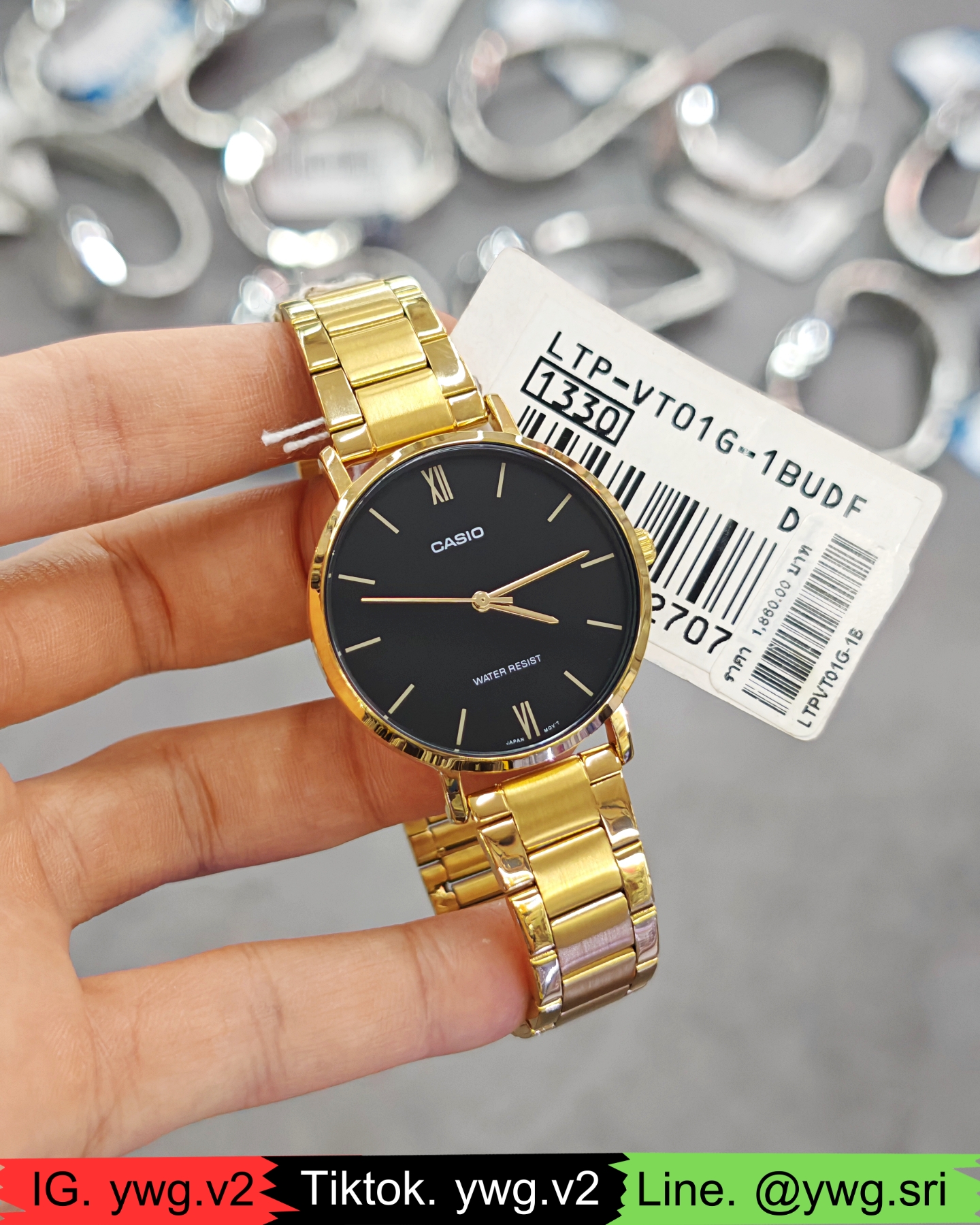 CASIO รุ่น LTP-VT01G-1B