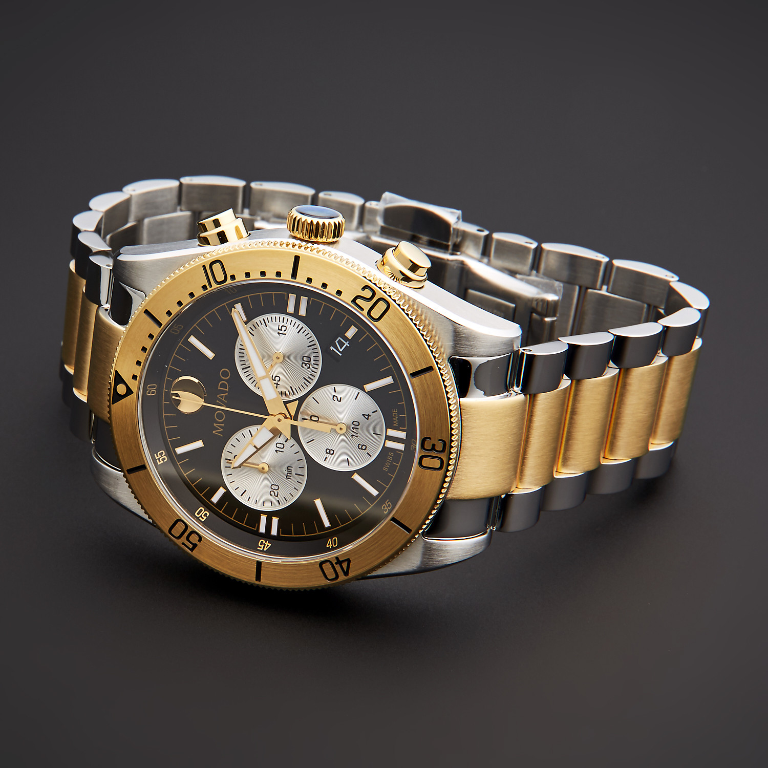 Movado 0607441 นาฬิกาผู้ชาย Chronograph Quartz Men's Watch