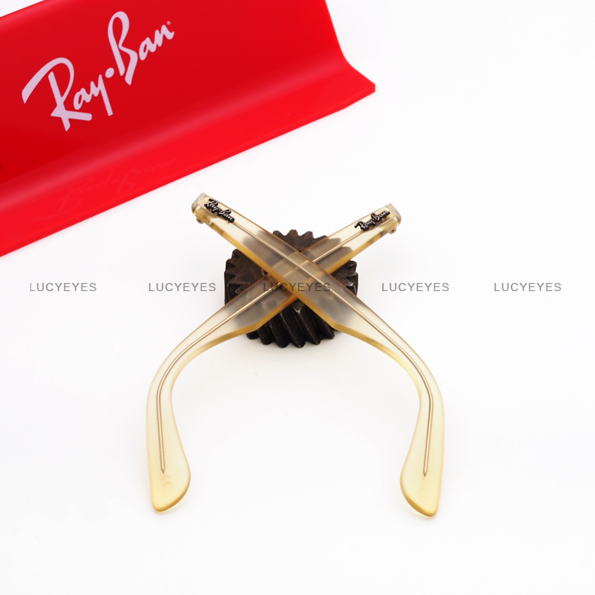 ขาแว่น RAYBAN แท้ 100% RB2140F WAYFARER สีเหลืองใส