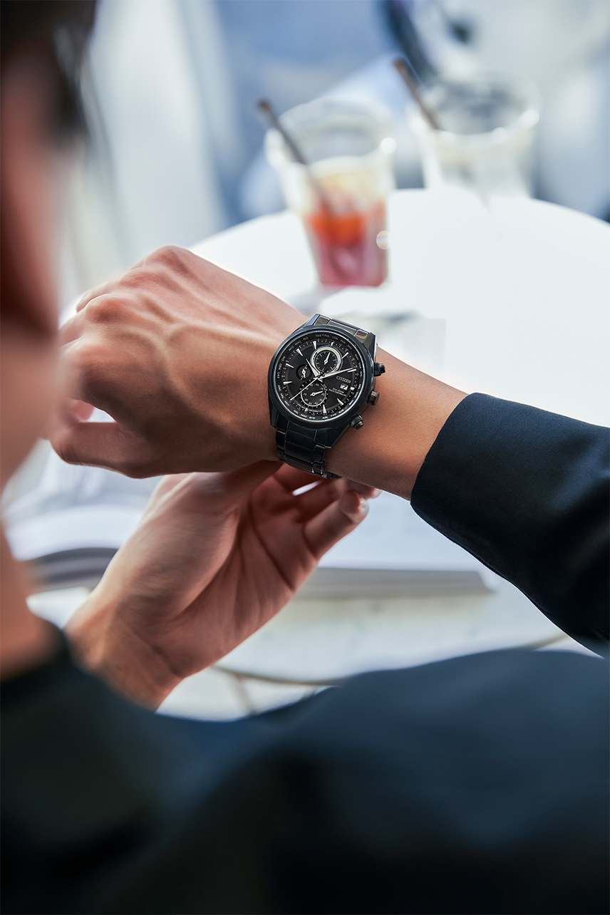 Citizen AT8265-81E นาฬิกาผู้ชาย Radio Controlled Eco-Drive Men's Watch