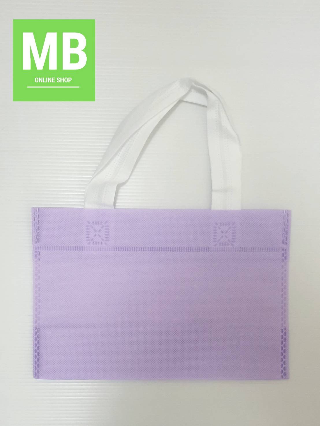 ถุงผ้าสปันบอนด์ ใส่กาแฟ ใส่ขนม งานช๊อต แบบหูหิ้ว (50ใบ/แพ็ค)