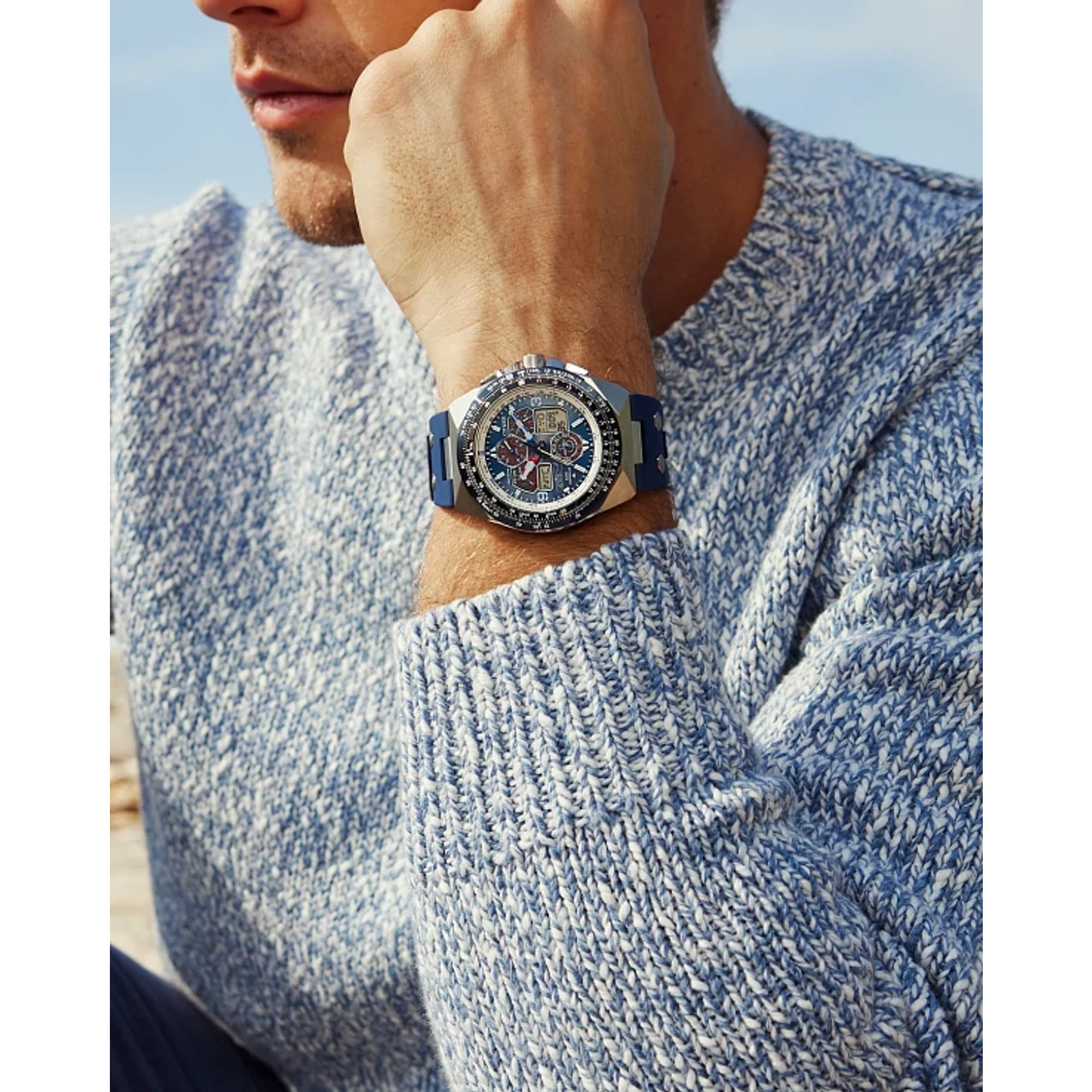 Citizen JY8156-00L นาฬิกาผู้ชาย SPECIAL EDITION Promaster Sikorsky Atomic Timekeeping Eco-Drive Men's Watch