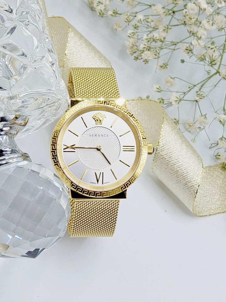 Versace VEVE00519 นาฬิกาผู้หญิง Glamour Quartz Swiss Made Women's Watch