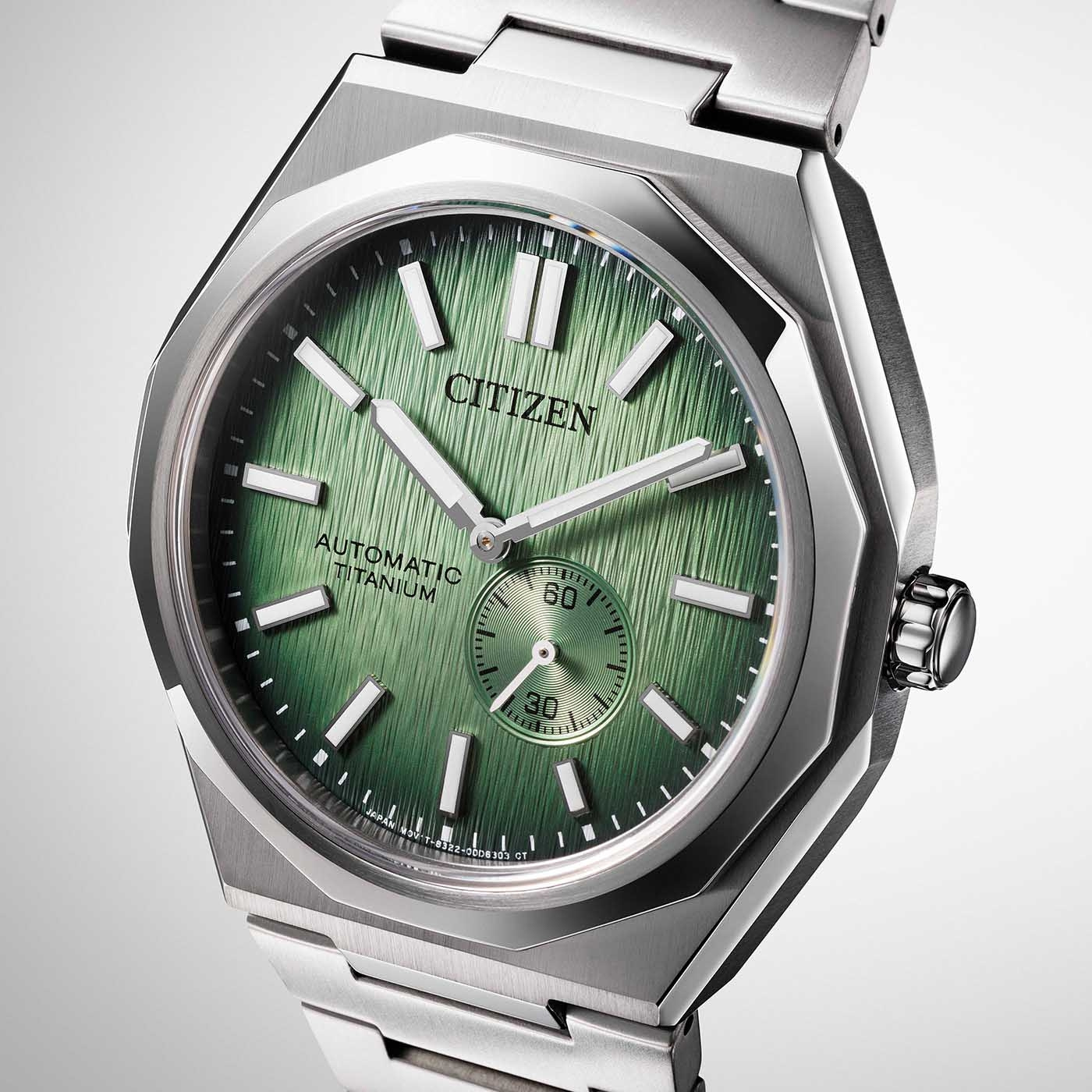 Citizen NK5020-58X นาฬิกาผู้ชาย Automatic Super-Titanium Zenshin Men's Watch