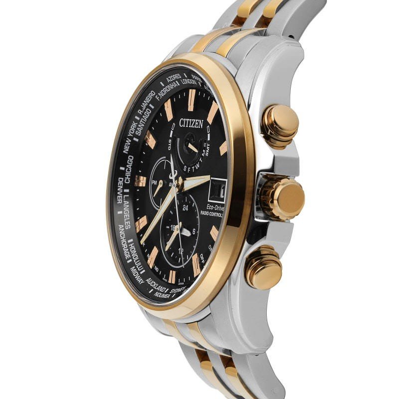Citizen AT9038-53E นาฬิกาชาย Eco-Drive Global Radio Controlled AT World Time Japan Men's Watch