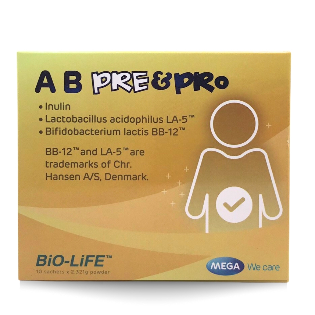 MEGA WE CARE A B PRE AND PRO (10 ซอง)