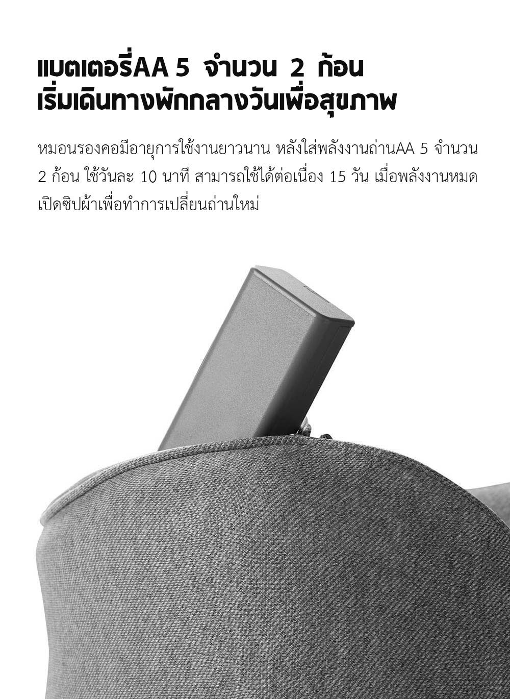 Xiaomi LERAVAN Massage Neck Pillow (Fashion) - หมอนนวดคอ LERAVAN รุ่นแฟชั่น