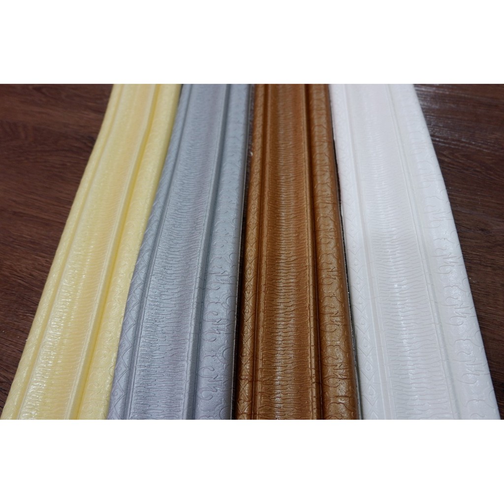 ขอบ,คิ้วตกแต่งผนัง มีกาวในตัว ขนาดกว้าง 8 ซม. ยาว 230 ซม.