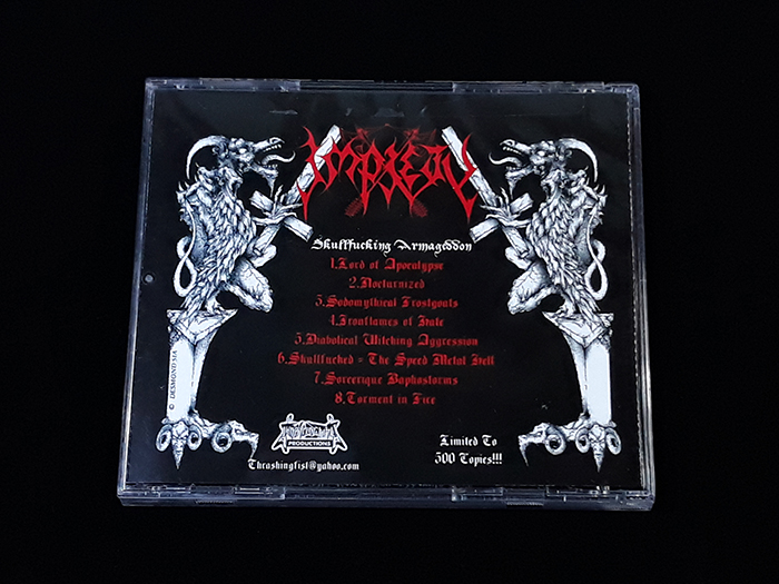 IMPIETY 'Skullfucking Armageddon' CD