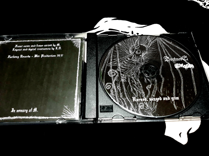 DARKNESS/ OLTRETOMBA'Horned,winged and grim' CD