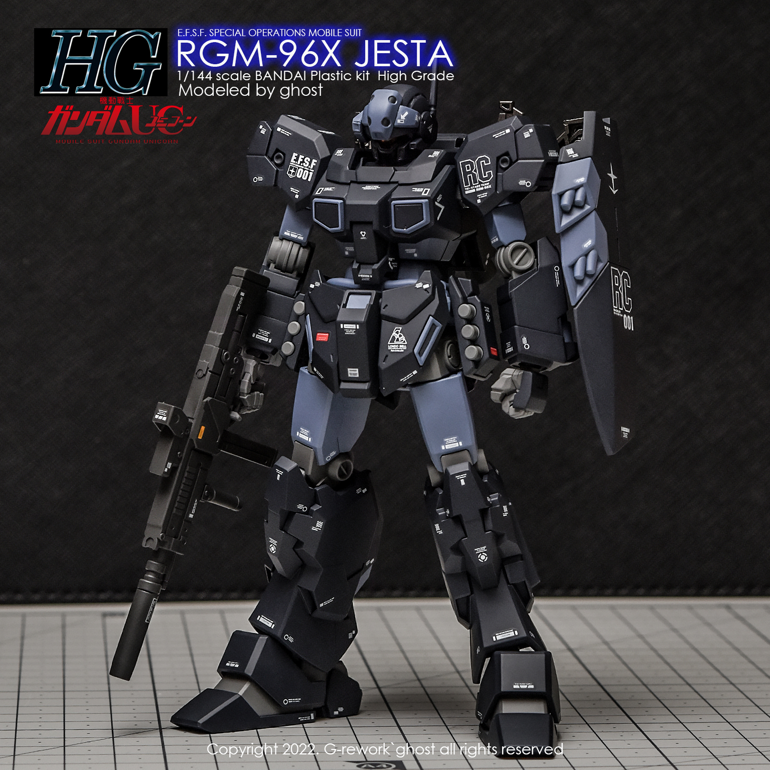 G-REWORK CUSTOM DECAL HG 1/144 RGM-96X JESTA