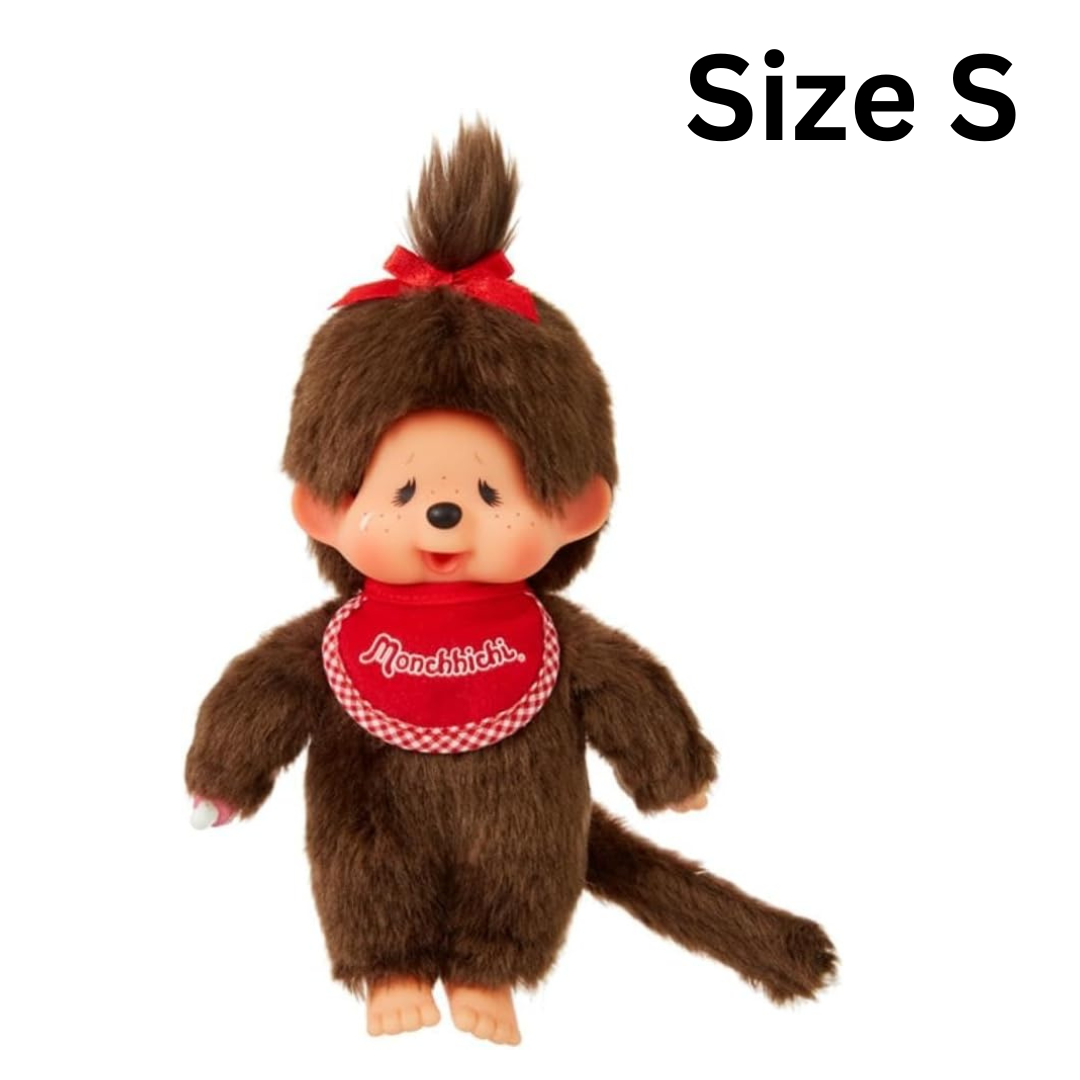 [PRE-ORDER] ตุ๊กตา ม่อนชิชิ ออริจินอล หญิง หน้าร้องไห้ Size S Monchhichi Premium Standard Brown Girl Crying นำเข้าจากญี่ปุ่น 251117