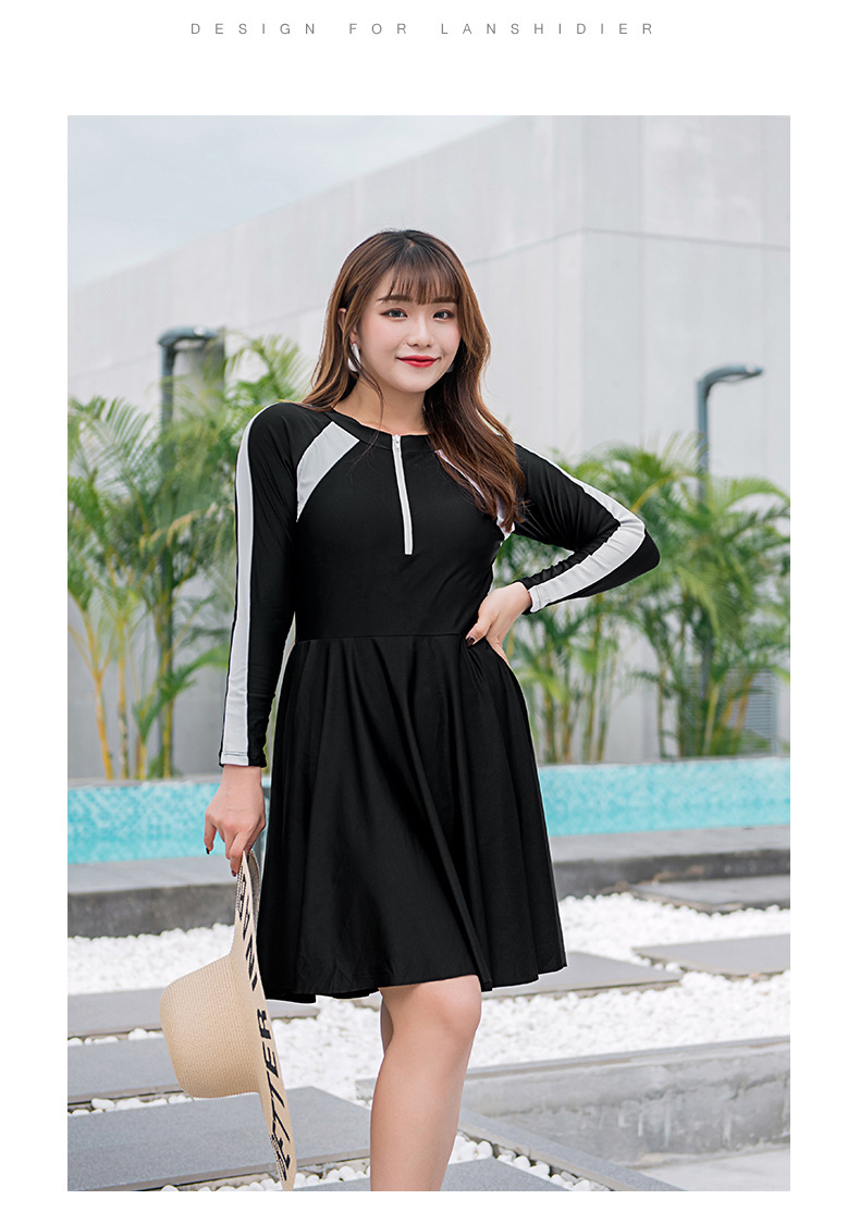 ชุดว่ายน้ำวันพีชคนอ้วน แขนยาว 6xl พร้อมส่ง: ชุดว่ายน้ำไซส์ใหญ่ชุดเที่ยวทะเลสีดำซิปหน้าแขนยาวแต่งแถบสีขาว มีกางเกงขาสั้นใส่ด้านในแบบสวยน่ารักมากๆจ้า: ขนาด- รอบอก 42 - 52 นิ้ว - เอว 38 - 48 นิ้ว - สะโพก 42 - 54 นิ้ว