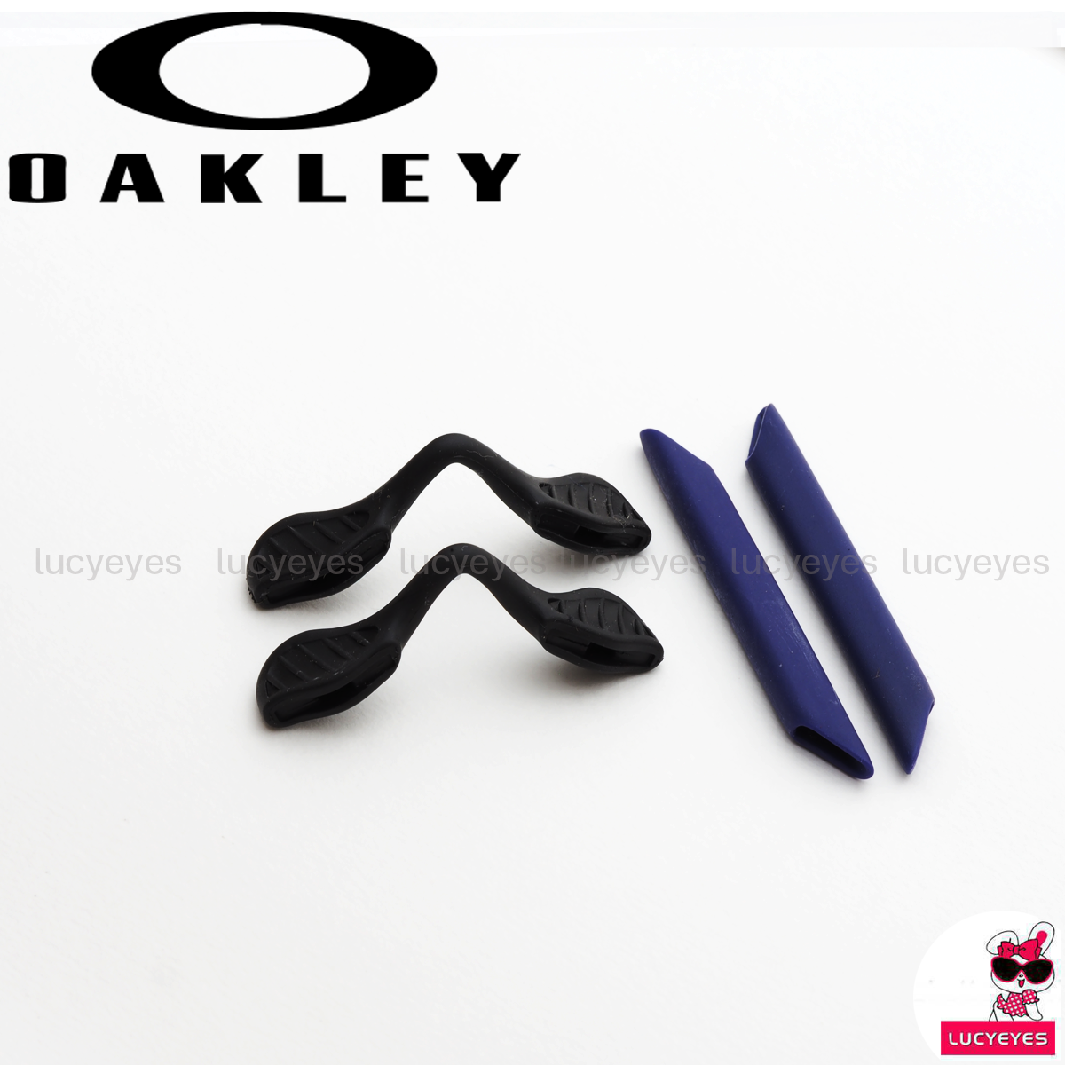 ชุดยางขาแว่น + แป้นจมูก OAKLEY OO9206, OO9181, RADARLOCK PATH สีม่วง