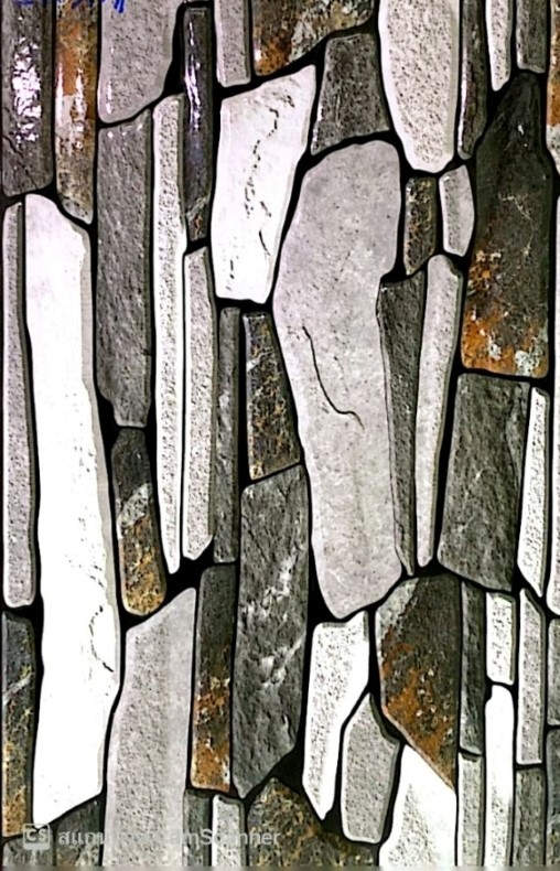 กระเบื้องผนัง มิกซ์เกรย์ สโตน #IK3109 (Mix Grey Stone) 30x45 PORCELA (6ผ./0.81ตร.ม./กล่อง)